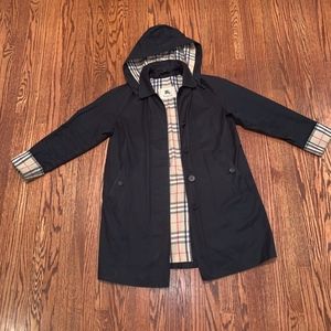 Burberry Black Carmen Rain Jacket